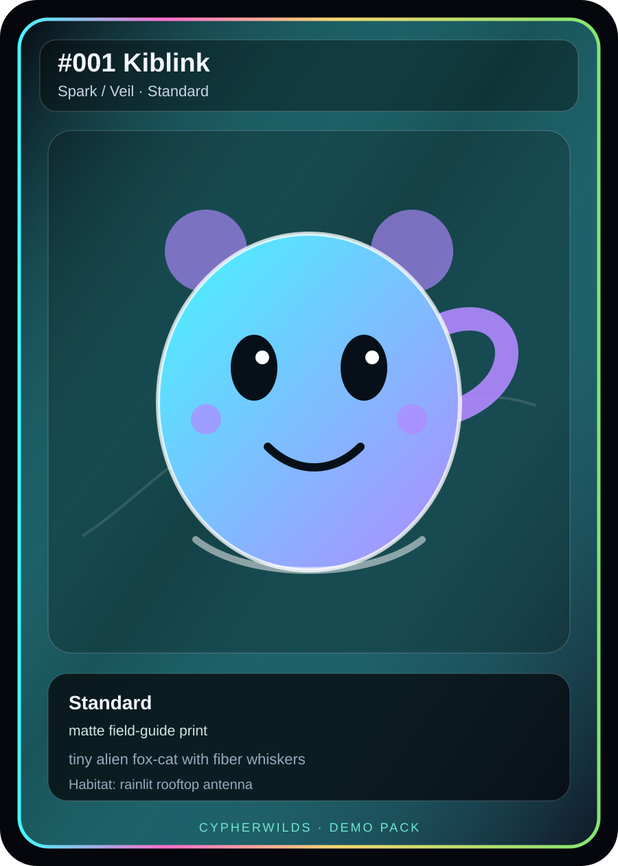 Kiblink card art